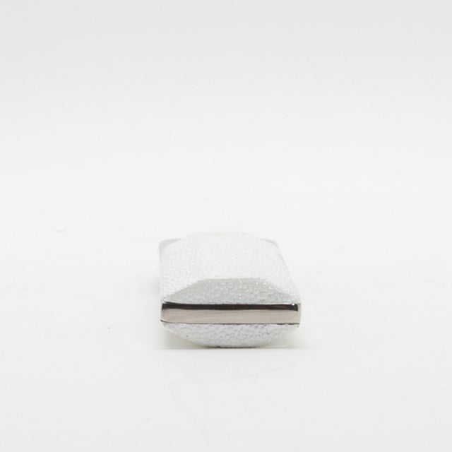 Kifu Paris White Shagreen Bottle Opener With Stainless Steel Detail by Kifu Paris For Sale - Image 4 of 5