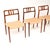 Vintage Danish Model 79 Chairs from Niels Moller, 1960s, Set of 4 For Sale - Image 4 of 15