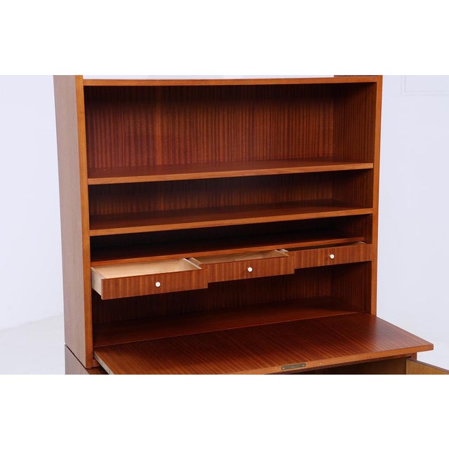 Wood Mid-Century Shelf Cabinet with Drawers in Wood, 1960s For Sale - Image 7 of 10