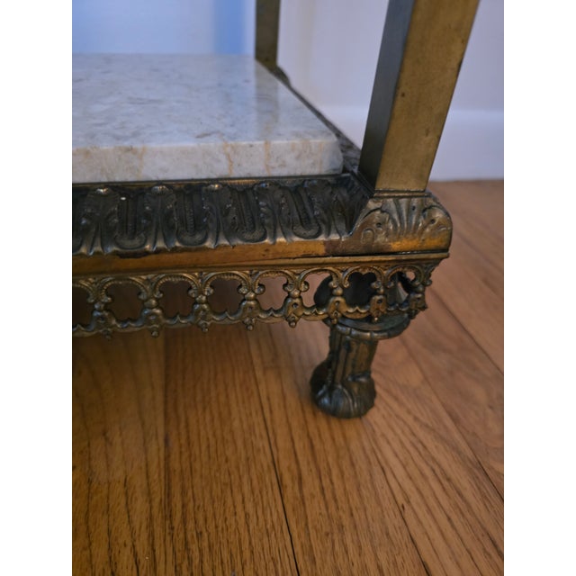 1900-1909 Cherub Cupid Bronze Etagere For Sale - Image 17 of 17