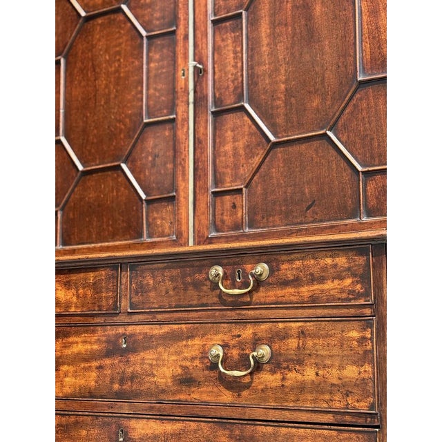 Antique George III Thomas Chippendale Mahogany Bookcase, 1770 For Sale - Image 12 of 16