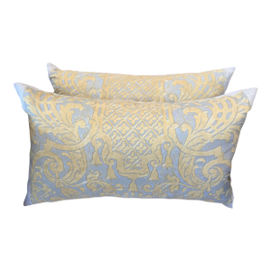 Pair of Fortuny Carnavalet Fabric Pillows
