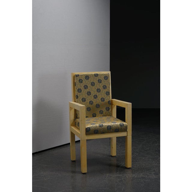 Art Deco Armchair Parchment, 1930s For Sale - Image 11 of 17