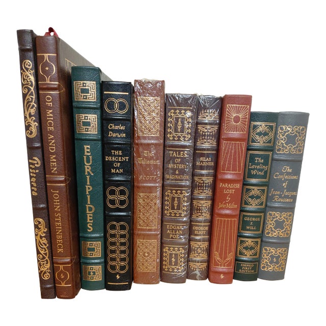 Easton Press Leather Bound Books Set of 10 For Sale