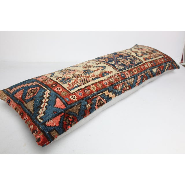 Tribal Antique Handmade Tribal Rug Pillow Cushion Cover -14'' X 41'' For Sale - Image 3 of 11