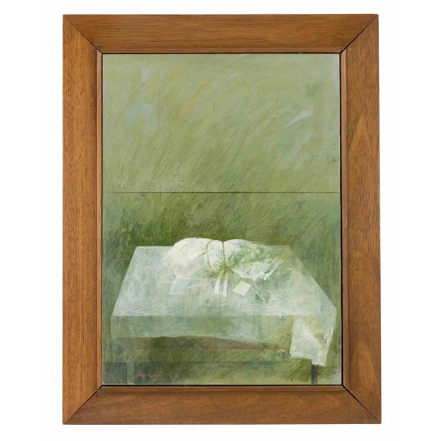 Untitled is an orignal contemporary artwork realized by Pedro Cano in the 1980s. Mixed colored pastels on board. Includes...