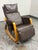 Contemporary JXP Brown Rocking Massage Chair For Sale - Image 3 of 12