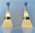Mid-Century Modern Italian Glass and Brass Pendant Lights from Stilnovo, 1950s, Set of 2 For Sale - Image 12 of 12