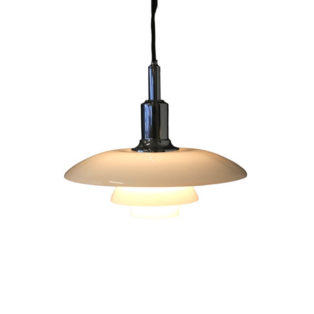 Louis Poulsen PH 3/2 Pendant in Opal Glass by Poul Henningsen for Louis Poulsen, 1970s For Sale - Image 4 of 18