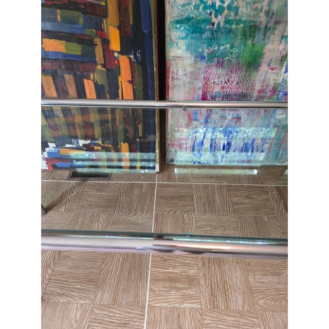 1970s 1970s Vintage Mid Century Modern Milo Baughman Style Table For Sale - Image 5 of 11