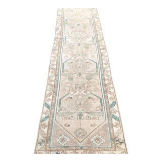 Antique Runner Rug | Art Deco Design | 3x10 For Sale