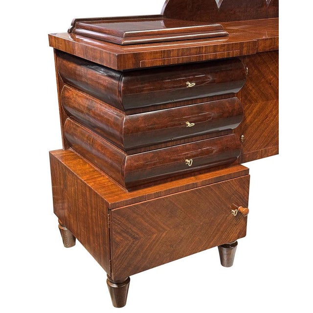 Antique Rondocubist Sideboard, Czech, 1925 For Sale - Image 6 of 17