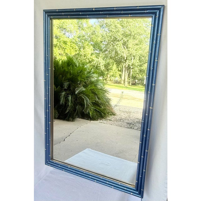 Step into a realm of elegance with this stunning Vintage Faux Bamboo Wall Mirror, beautifully reimagined in our Turtle and...
