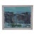 1977 Mid Century Danish Abstract Oil Painting "Plankeverk I Sydhavnen" by Max Mogens Hansen For Sale