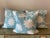 Turquoise Professionally Designed Throw Pillows With Bolster & King Size Runner Set- 5 Pieces For Sale - Image 8 of 12