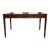 1980s Maitland-Smith Carved Mahogany Leather Top Writing Desk For Sale