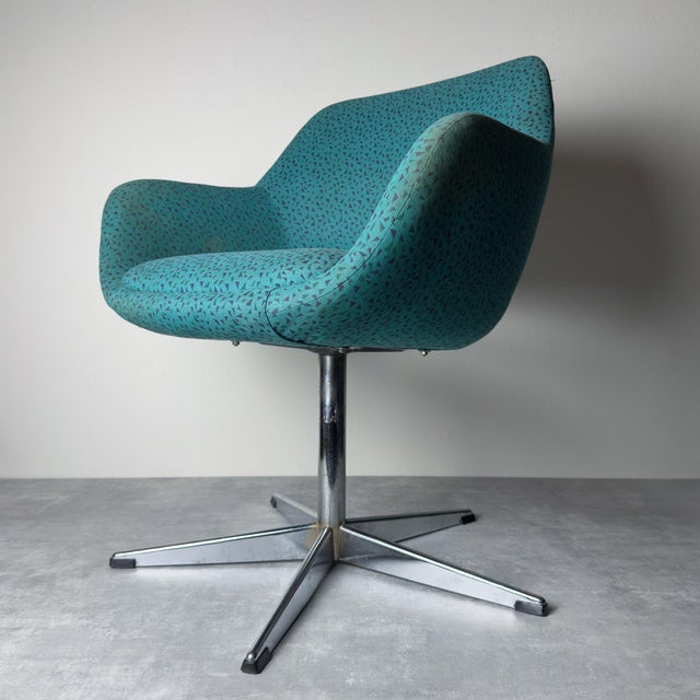 Metal Mid-Century Modern Stol Kamnik Swivel Chair, Yugoslavia, 1970s For Sale - Image 7 of 18