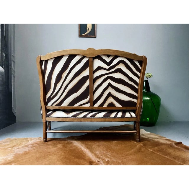 Ralph Lauren Zebra Loveseat Chairish