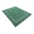 Handmade Cotton Area Rug, Vegetable Dyed, Forest Green Shooting Star Dhurrie -12'x15' For Sale