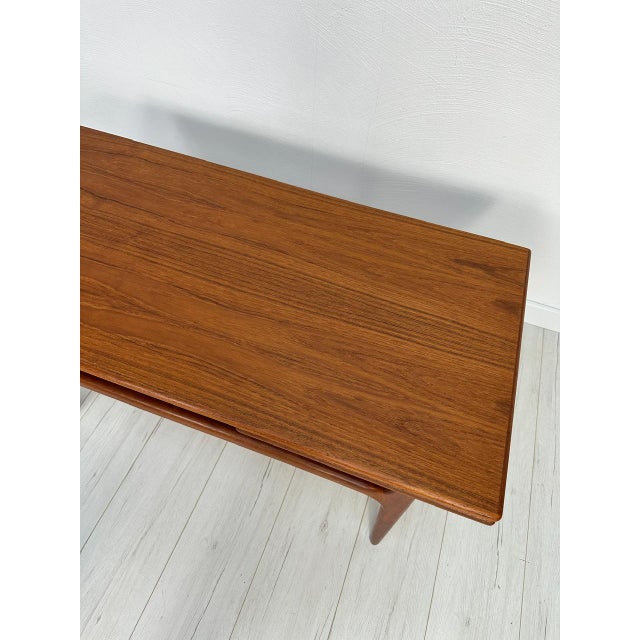 Wood Vintage Mid-Century Danish Extendable Teak Coffee Table by Trioh Møbler, 1960s For Sale - Image 7 of 13