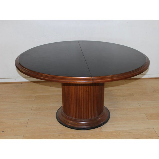 Art Deco Style Round Table by Grange, 1980 For Sale - Image 11 of 12