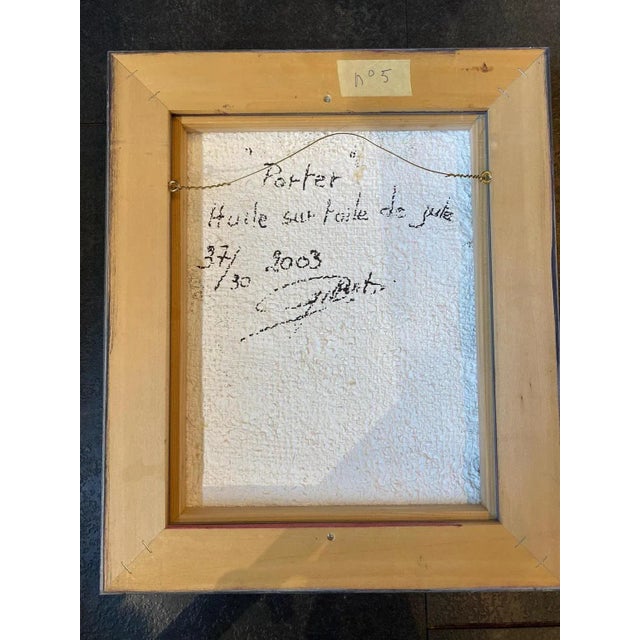 Gilbert Pauli, Porter, Oil on Canvas, 2003 For Sale - Image 4 of 7