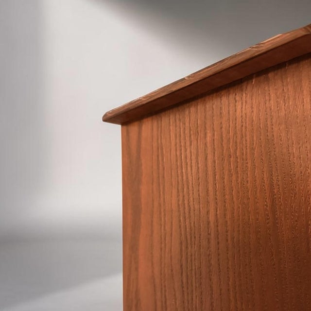 Danish Bow-Front Chest of Drawers, 1940s For Sale - Image 6 of 11