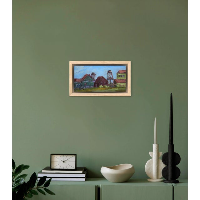 Quiet Places & Journeys — Mendocino Village (Original Oil Landscape) For Sale - Image 10 of 18