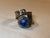 Rustic Vintage Sodalite and Silver Bypass Ring (Size 8) For Sale - Image 3 of 6