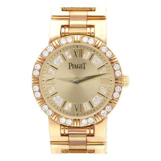 Piaget Dancer 125th Anniversary Limited Edition Diamond 18k Gold Watch For Sale