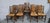 Vintage Lancashire Oak Dining Chairs with Ladder Back, 1920, Set of 12 For Sale - Image 3 of 16