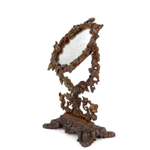 Early 20th Century Cast Iron Table Mirror For Sale - Image 5 of 6