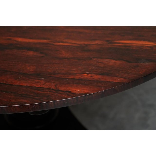 Wood Empire Dining Table in Rosewood Veneer For Sale - Image 7 of 9