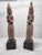 Antique Carved Burmese Monastic Attendant on Pedestal Base - Set of 2 For Sale In Chicago - Image 6 of 11