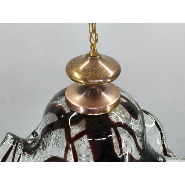 Murano Glass Pendant Lights, Italy, 1960s, Set of 2 For Sale - Image 11 of 13
