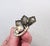 Metal Vintage 1960s Delizza & Elster Faux-Black Diamond & Aurora Borealis Clip Earrings-2 Pieces For Sale - Image 7 of 8
