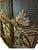 Hollywood Regency Lam Lee Set of 3 Wall Panels With Vintage Mirror & Croc-Embossed Detail For Sale - Image 3 of 6