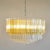 Large Trilobi Glass Chandelier in Murano Glass For Sale - Image 3 of 8