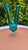Vintage double glass vase, Murano, dimensions: height 25 cm, base diameter 7.7 cm, top width 11.3 cm.