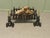 Antique Inglenook Fire Grate on Andirons, 1900 For Sale - Image 3 of 8