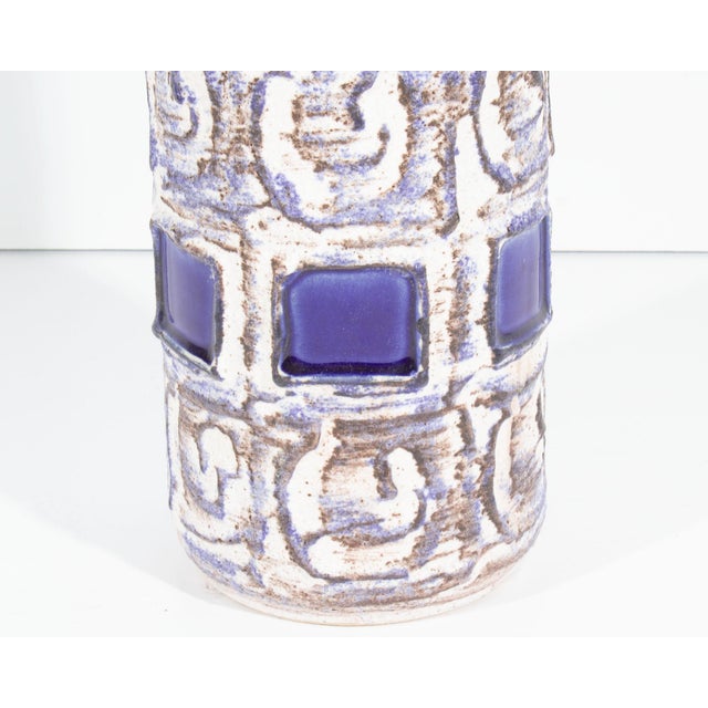 Schlossberg “Capri” West German Mid-Century Ceramic Vase For Sale In Indianapolis - Image 6 of 7