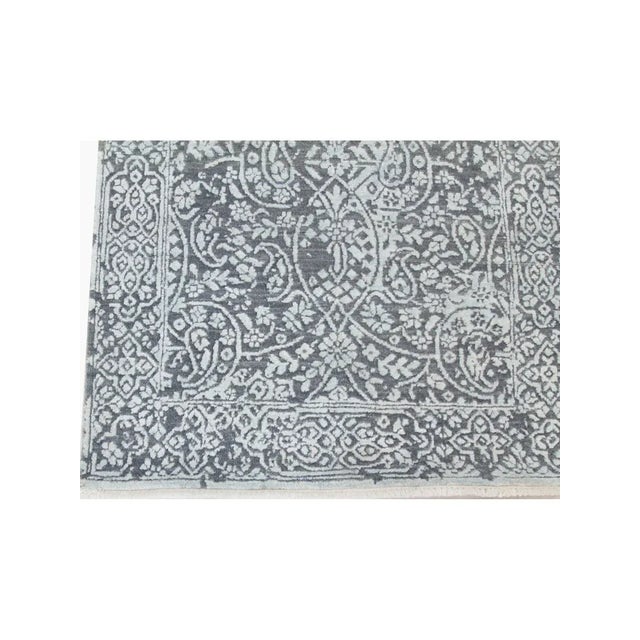 Textile 1990s Handwoven Transitional Runner Rug 3x8 For Sale - Image 7 of 8