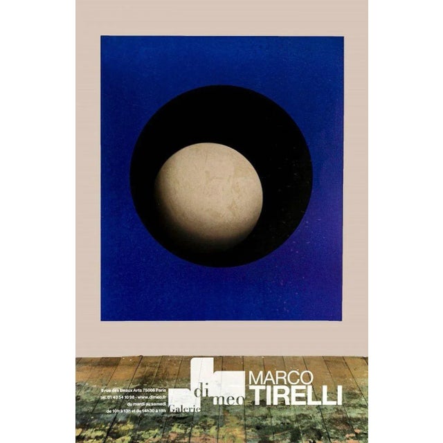 This Marco Tirelli - Galerie Di Meo is a vintage poster. This artwork was realized in occasion of the exhibition by Marco...