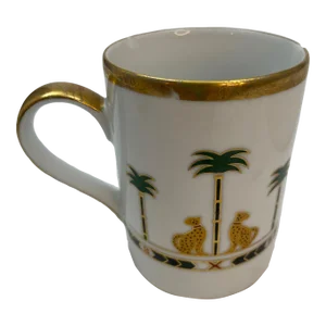 Christian Dior Casablanca Mug Fine China Porcelain Japan (Chipped)