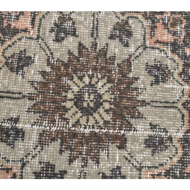 Turkish Oushak Wool Runner For Sale - Image 6 of 8