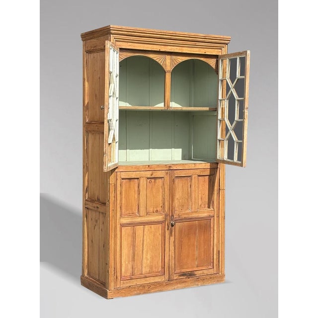 Untouched Early 19th-Century Georgian Pitch Pine Country House Cabinet A wonderfully untouched early 19th-century Georgian...
