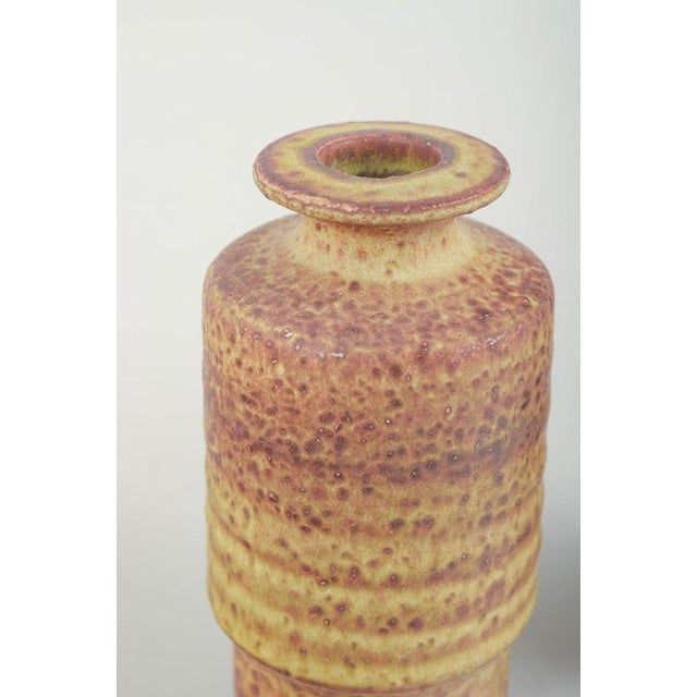 20th Century Stoneware Vases from Mobach Ceramics, the Netherlands, Set of 2 For Sale - Image 3 of 5