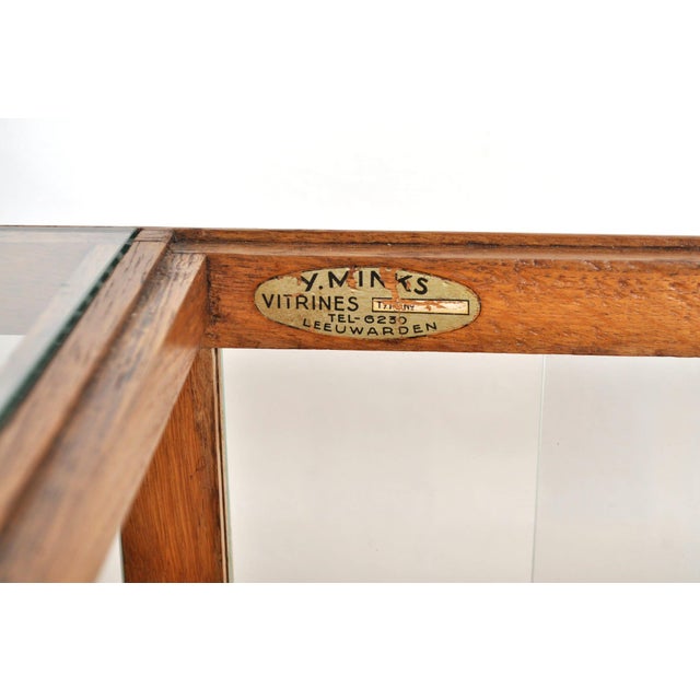 Vintage Display Cabinet in Oak by Minks, 1920s For Sale - Image 10 of 16