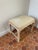Vintage American Drew Pencil Reed Ribbon Footstool For Sale - Image 9 of 9