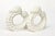 Vintage Coastal Porcelain Seahorse Napkin Rings, 1950's, Set of Six For Sale In Miami - Image 6 of 10
